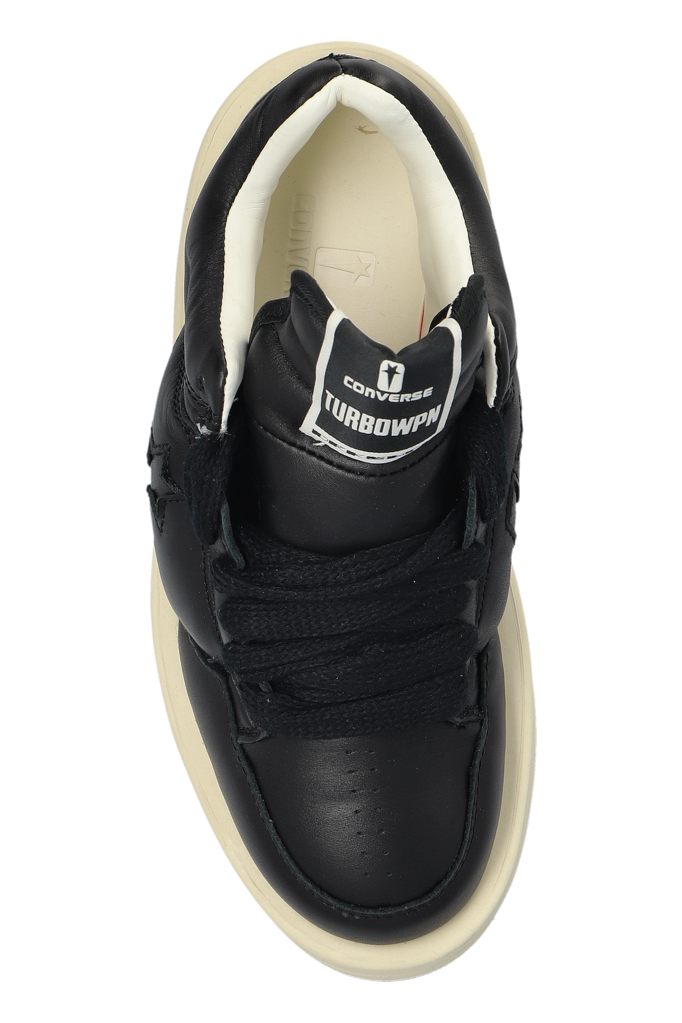 rick owens converse ブラックエナメル Czarny Rick Owens DRKSHDW X CONVERSE Rick Owens DRKSHDW